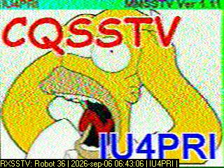 SSTV image from PA0041SWL_20M