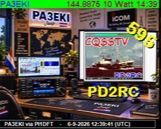 SSTV image from PC1K_2M