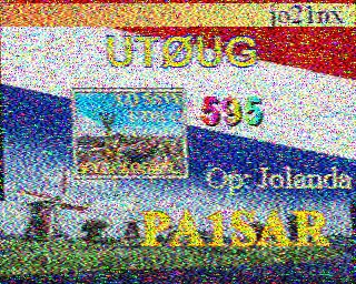 SSTV image from PD2PW_20M