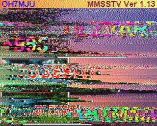 SSTV image from PD2PW_20M