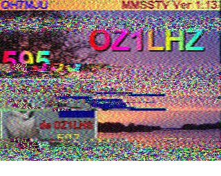 SSTV image from PD2PW_20M