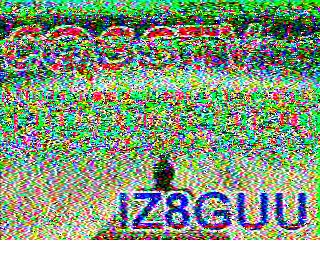 SSTV image from PD2PW_20M