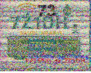 SSTV image from PD2PW_20M