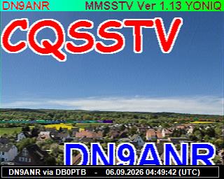 SSTV image from PI1DFT_2M