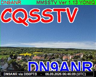 SSTV image from PI1DFT_2M