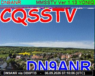 SSTV image from PI1DFT_2M
