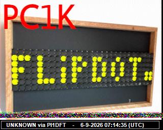 SSTV image from PI1DFT_2M