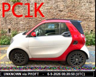SSTV image from PI1DFT_2M