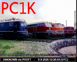 SSTV image from PI1DFT_2M