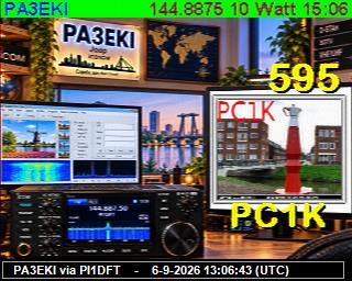 SSTV image from PI1DFT_2M