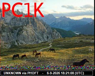 SSTV image from PI1DFT_2M