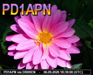 SSTV image from PI1DFT_2M