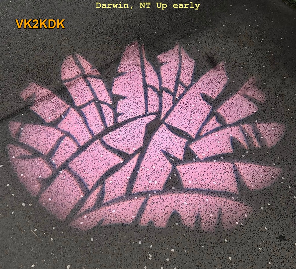 SSTV image from VK2DGH_2M