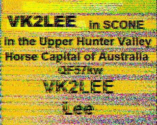 SSTV image from VK2KDK_2M