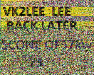SSTV image from VK2KDK_2M