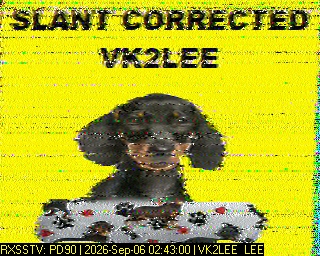 SSTV image from VK7DIK_2M