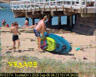 SSTV image from VK7DIK_2M