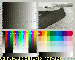 SSTV image from VK7DIK_2M