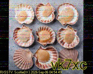 SSTV image from VK7DIK_2M