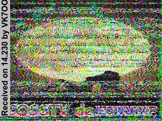 SSTV image from VK7OO_20M