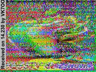 SSTV image from VK7OO_20M
