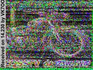 SSTV image from VK7OO_20M