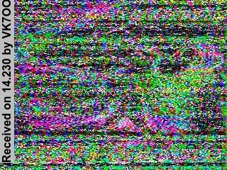 SSTV image from VK7OO_20M