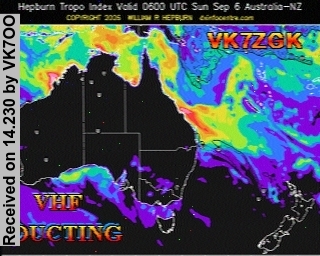 SSTV image from VK7OO_20M