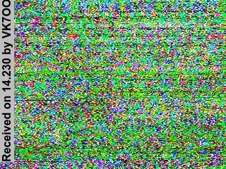 SSTV image from VK7OO_20M