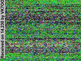 SSTV image from VK7OO_20M