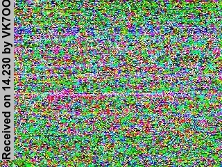 SSTV image from VK7OO_20M