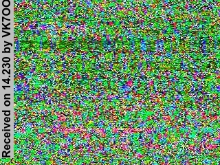 SSTV image from VK7OO_20M