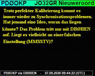 SSTV image from DB0PTB_2M