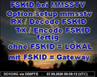 SSTV image from DB0PTB_2M