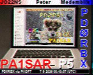 SSTV image from PC1K_2M