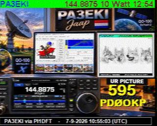 SSTV image from PC1K_2M