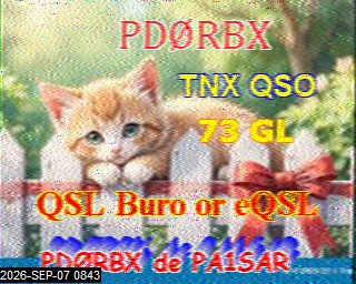 SSTV image from PD0RBX_2M