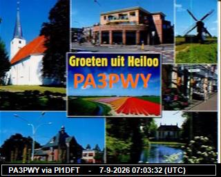 SSTV image from PI1DFT_2M
