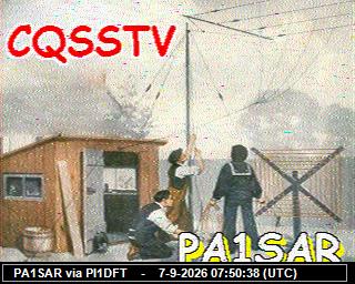 SSTV image from PI1DFT_2M