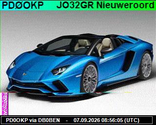 SSTV image from PI1DFT_2M