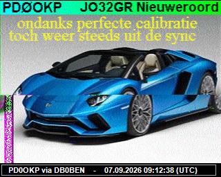 SSTV image from PI1DFT_2M