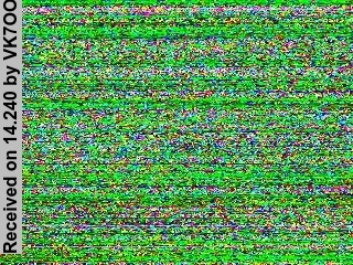 SSTV image from VK7OO_20M