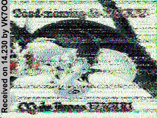 SSTV image from VK7OO_20M