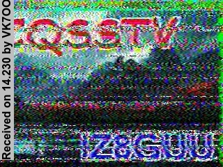 SSTV image from VK7OO_20M