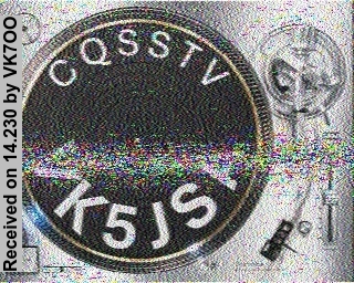 SSTV image from VK7OO_20M