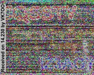 SSTV image from VK7OO_20M