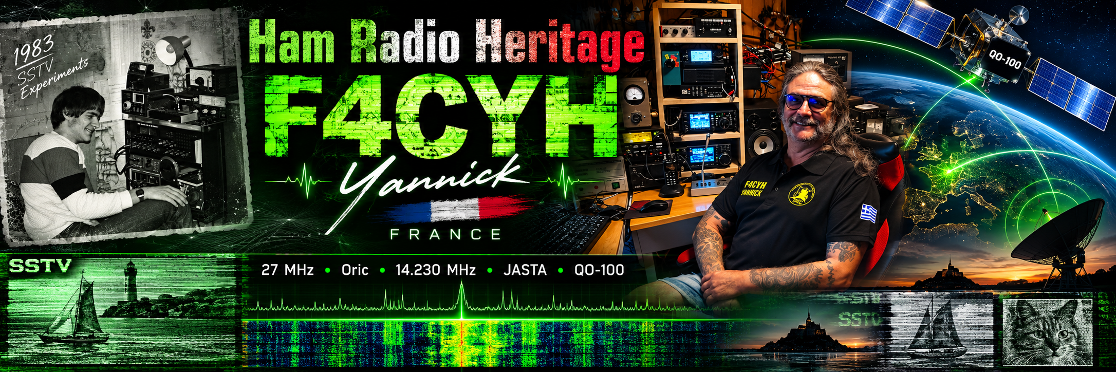 Yannick F4CYH Ham Radio Heritage